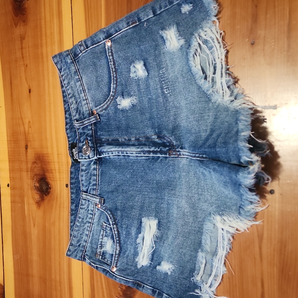Simple Society Jean Shorts